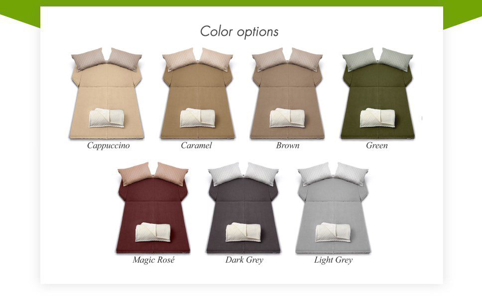 Spacebed® Color options Spacebed® Color options