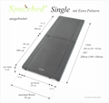 SPACEBED® Single M 190cm Green