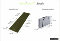 SPACEBED® Single M 190cm Green