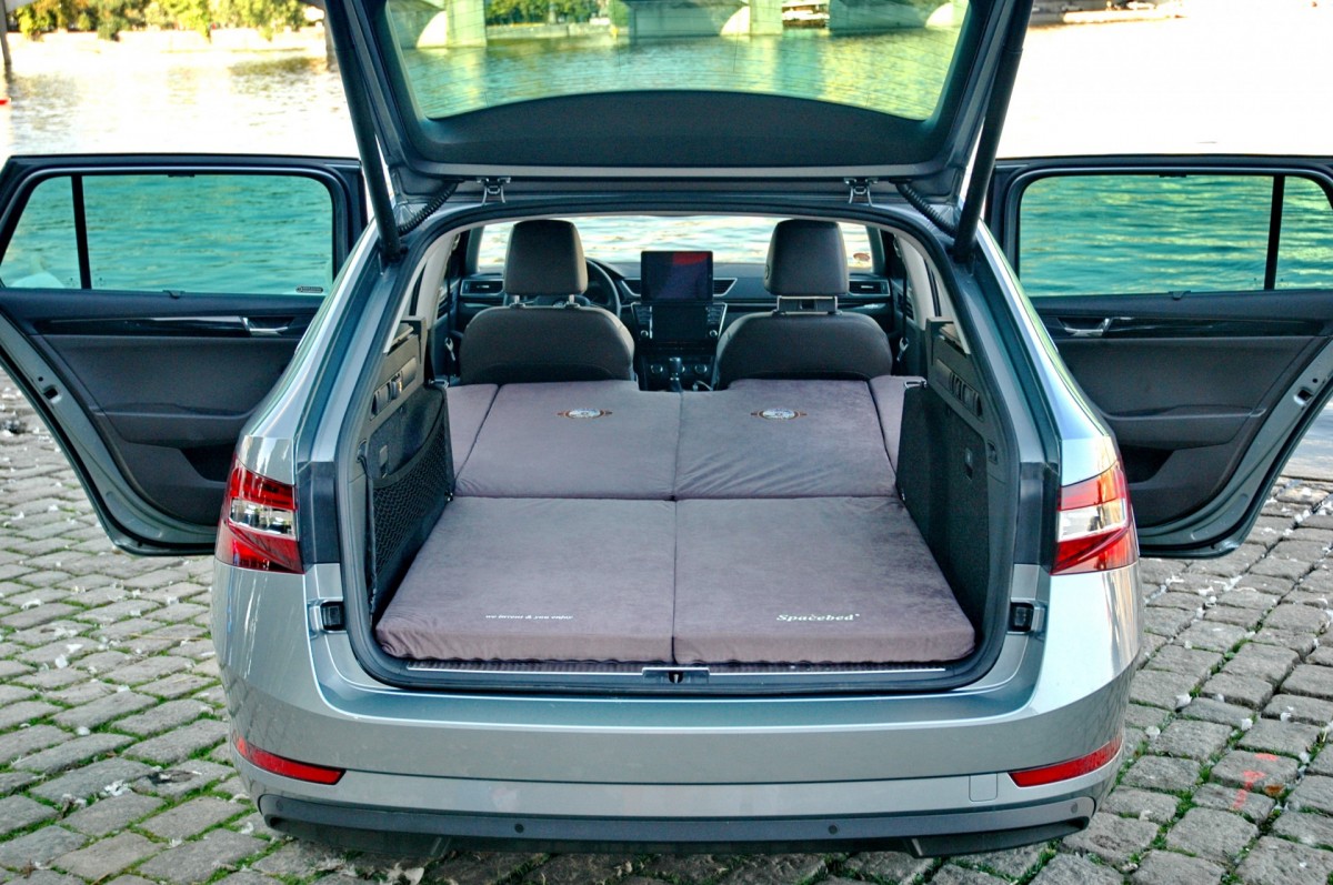 Габариты багажника Skoda Superb 3v3