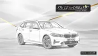 Trunk foam mattress - SPACEBED® for  BMW 3 Touring