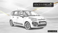 SPACEBED® - travel foam mattress for Citroën C3 Picasso