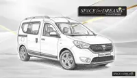 SPACEBED® - folding foam mattress for Dacia Dokker