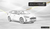 Folding foam mattress for car - SPACEBED® for Ford Focus
