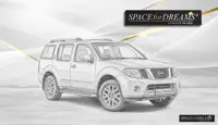 SUV foam mattress - SPACEBED® for Nissan Pathfinder III. gen. (R51)
