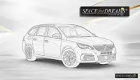 SPACEBED® - car bed foam for Peugeot 308 SW