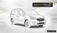 Bed for car - SPACEBED® for Peugeot Partner Tepee