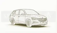 Folding mattress - SPACEBED® for Skoda Scala