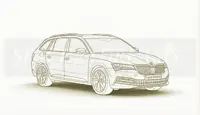 Car bed foam - SPACEBED® for Skoda Superb 3. (Combi)