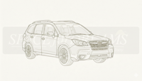 Backseat foam mattress - SPACEBED® for Subaru Forester