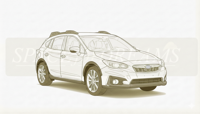 SPACEBED® - folding foam mattress for Subaru XV