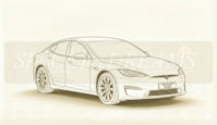 Bed for car - SPACEBED® for Tesla Model S