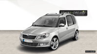 SPACEBED® foldable car mattress for Skoda Roomster