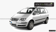 SPACEBED® - foam car mattress vs. car air mattress VW Sharan I.