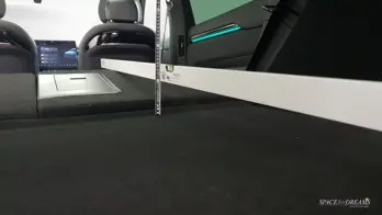 Grey Car bed foam - SPACEBED® providing comfort in Zeekr 7X on Leveling System S4D