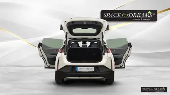 Beige Foldable car mattress - SPACEBED® inside Zeekr X