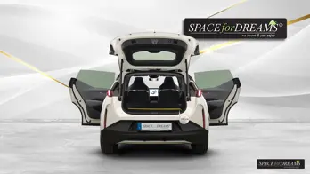 Beige Folding foam mattress for car - SPACEBED® in Zeekr X